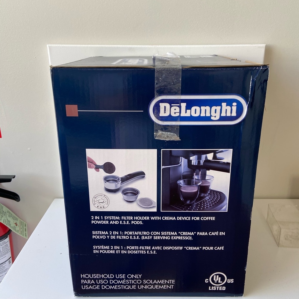 NIB DeLonghi Espresso Maker
